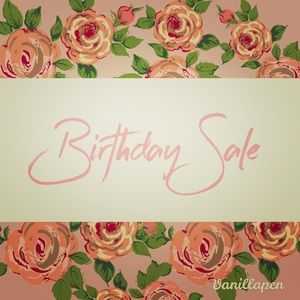 Birthday Sale this weekend ONLY!!